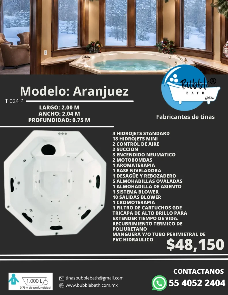 precio de jacuzzi para 6 personas