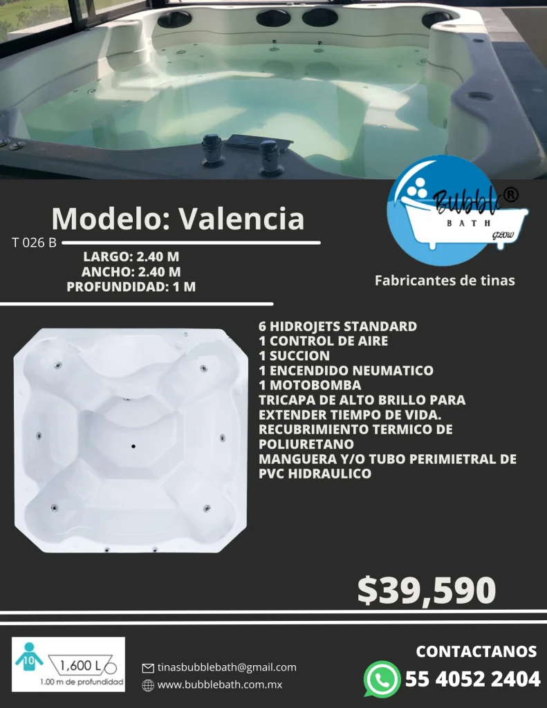 jacuzzi para 10 personas