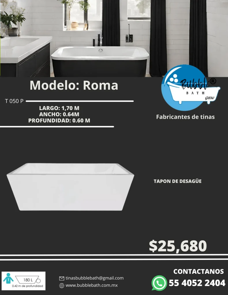 precio tina minimalista