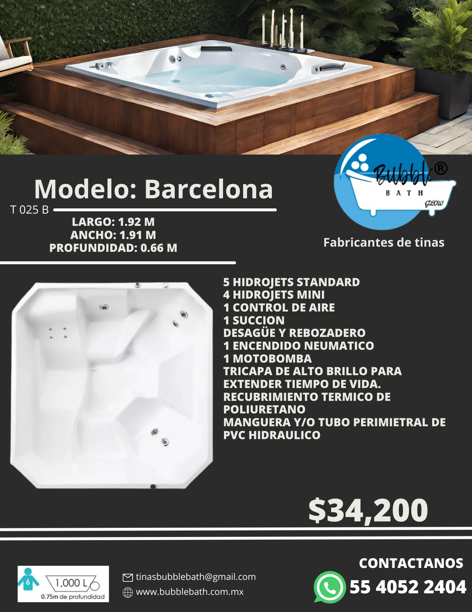 Tina Barcelona Bubble Bath