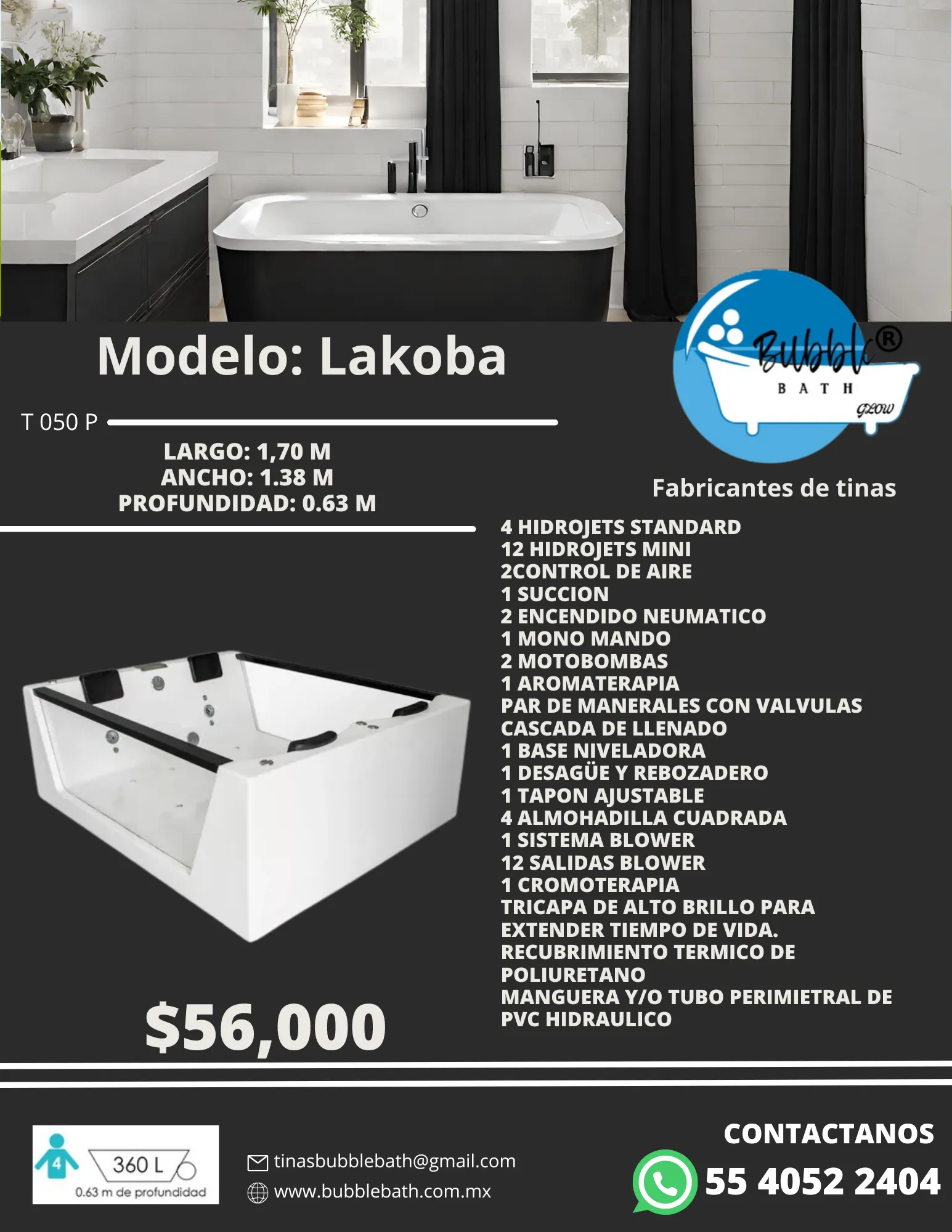 Tina Lakoba Bubble Bath