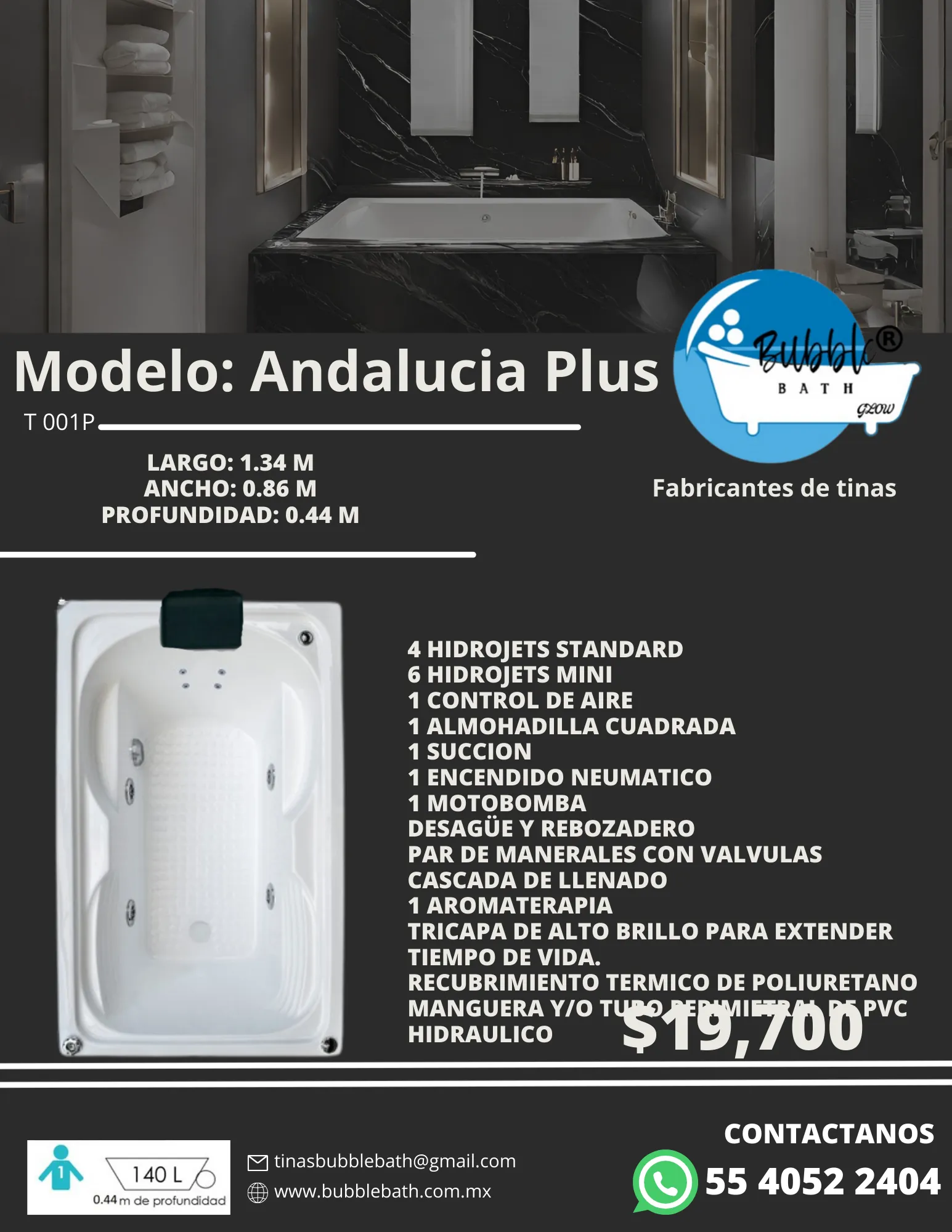 Tina Andalucía Plus Bubble Bath