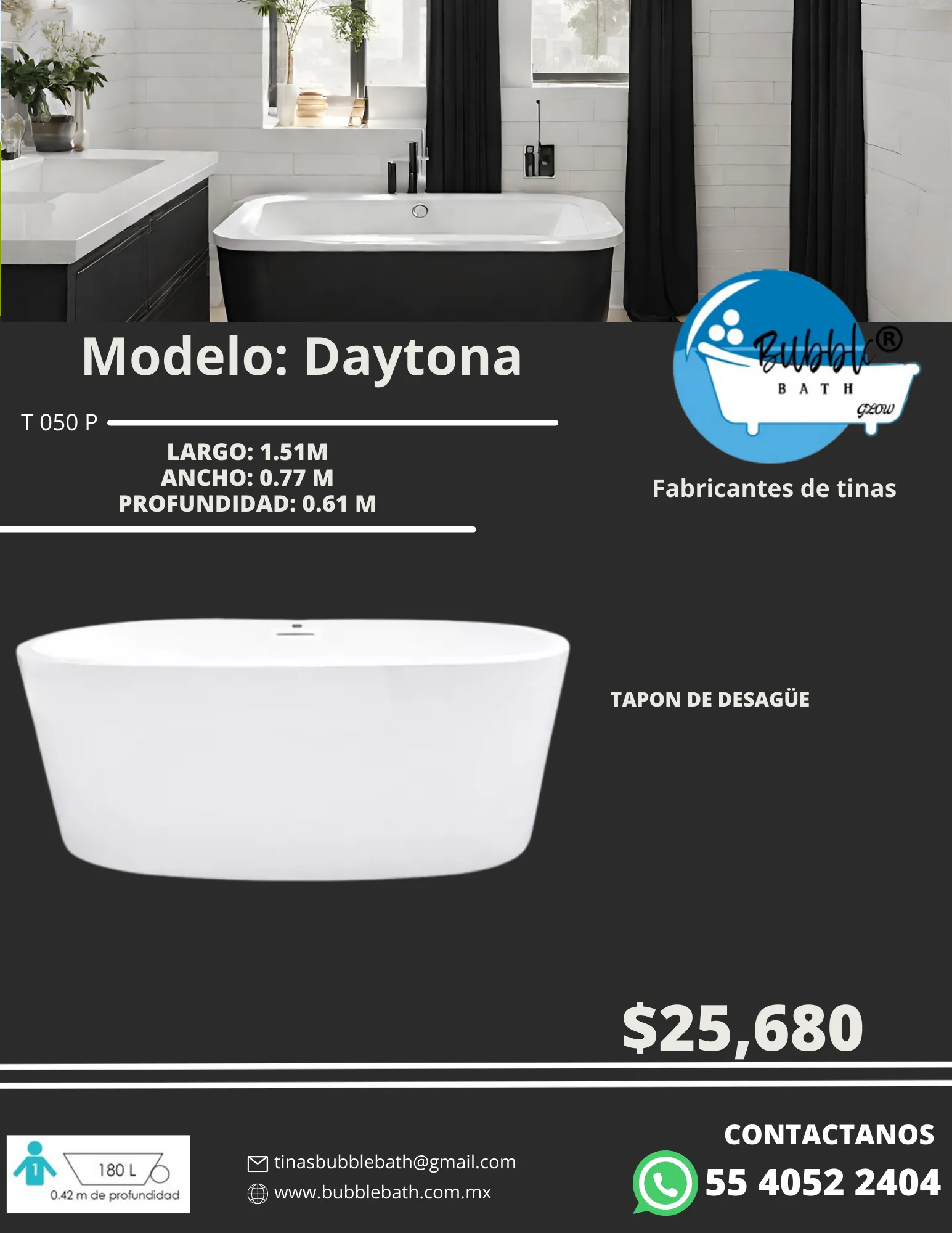 Tina Daytona Bubble Bath