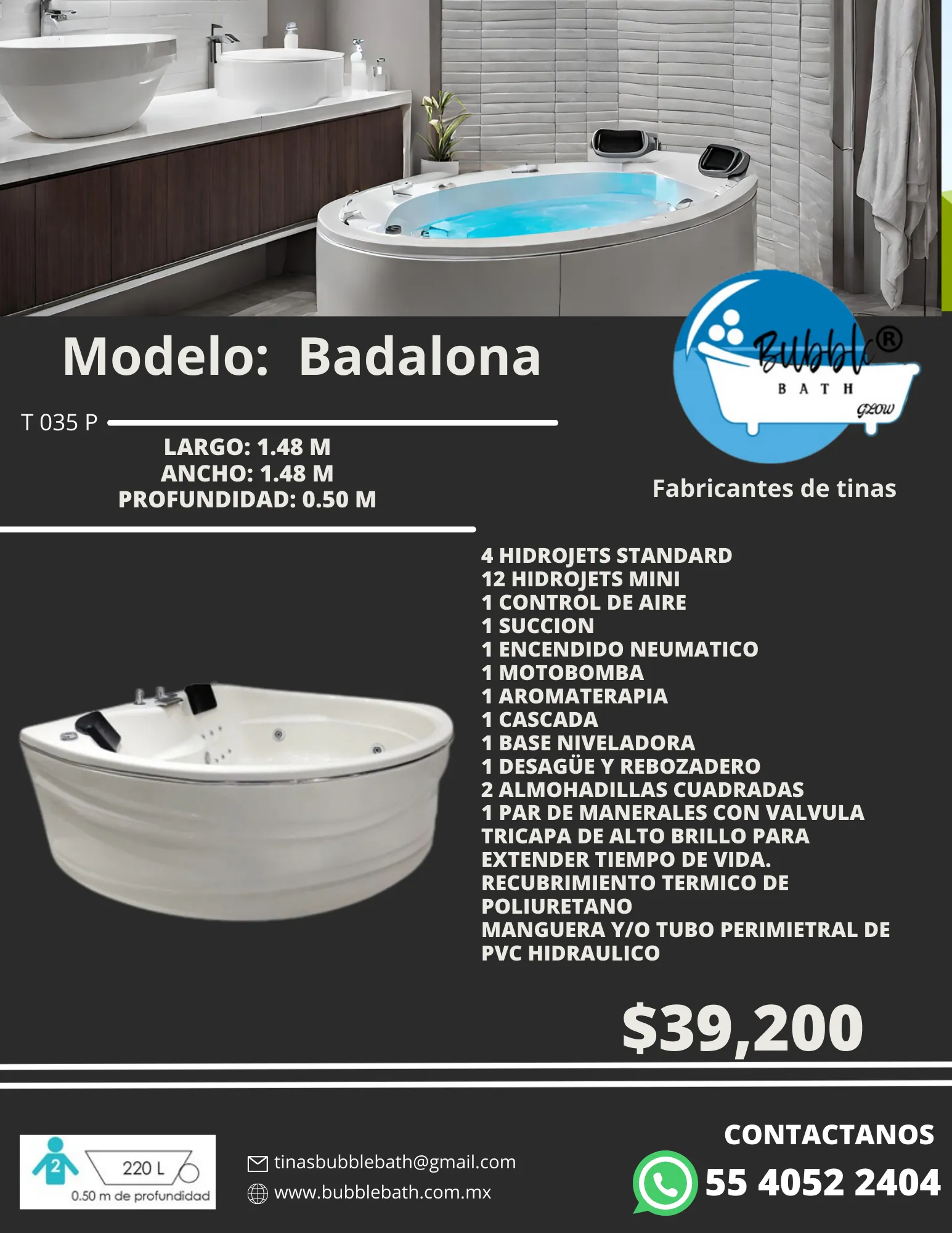Tina Badalona Bubble Bath