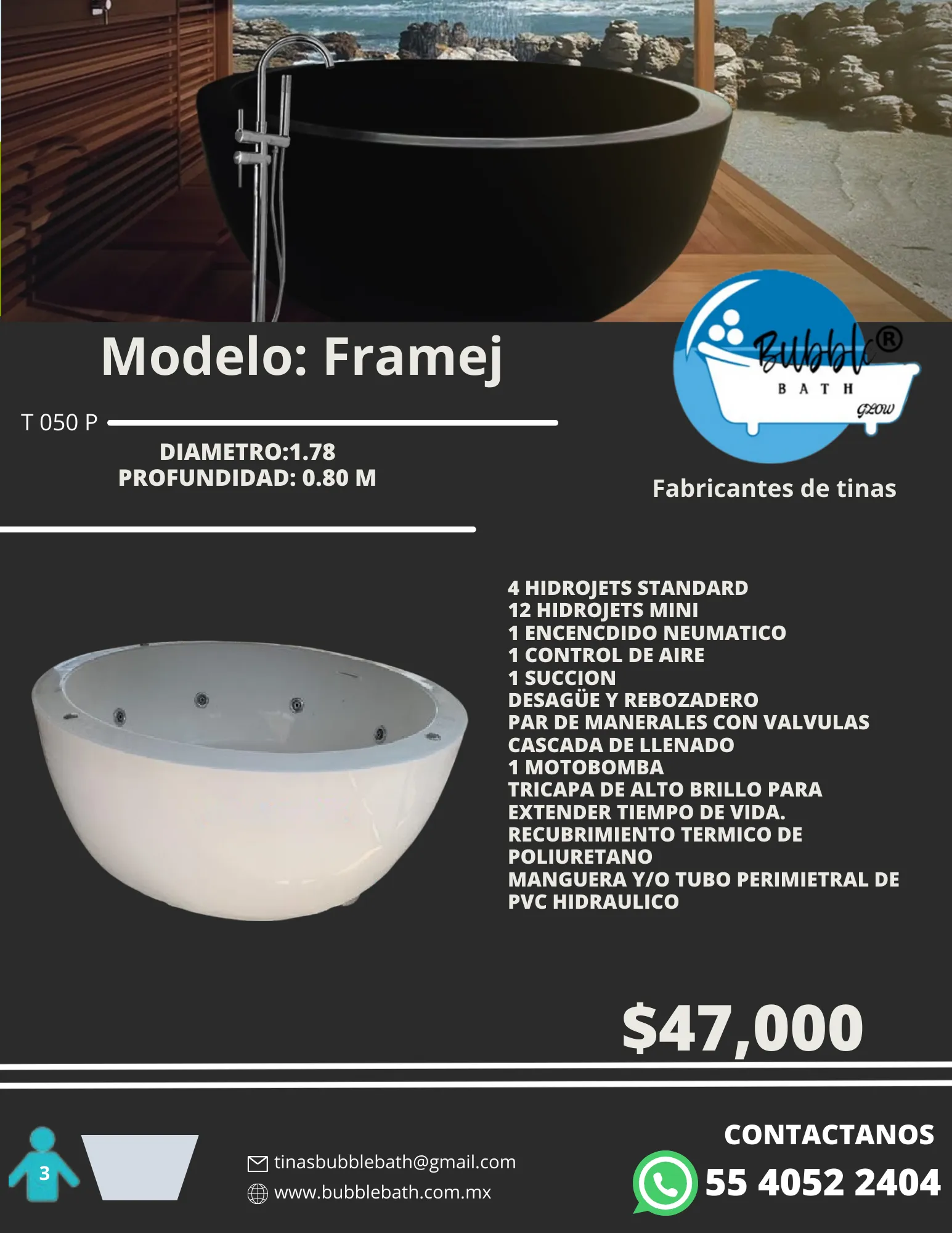 Tina Framej Bubble Bath