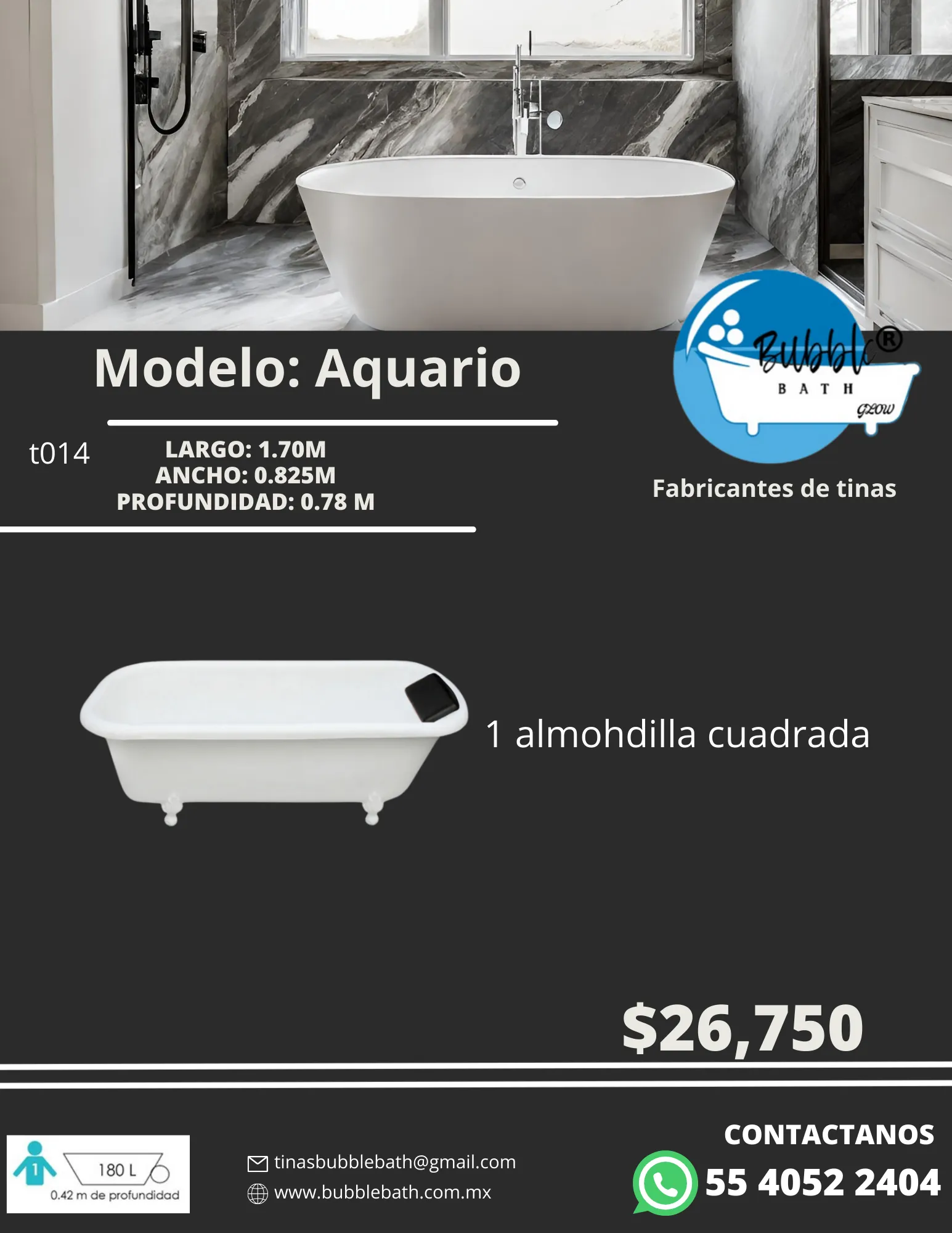 Tina Aquario Bubble Bath