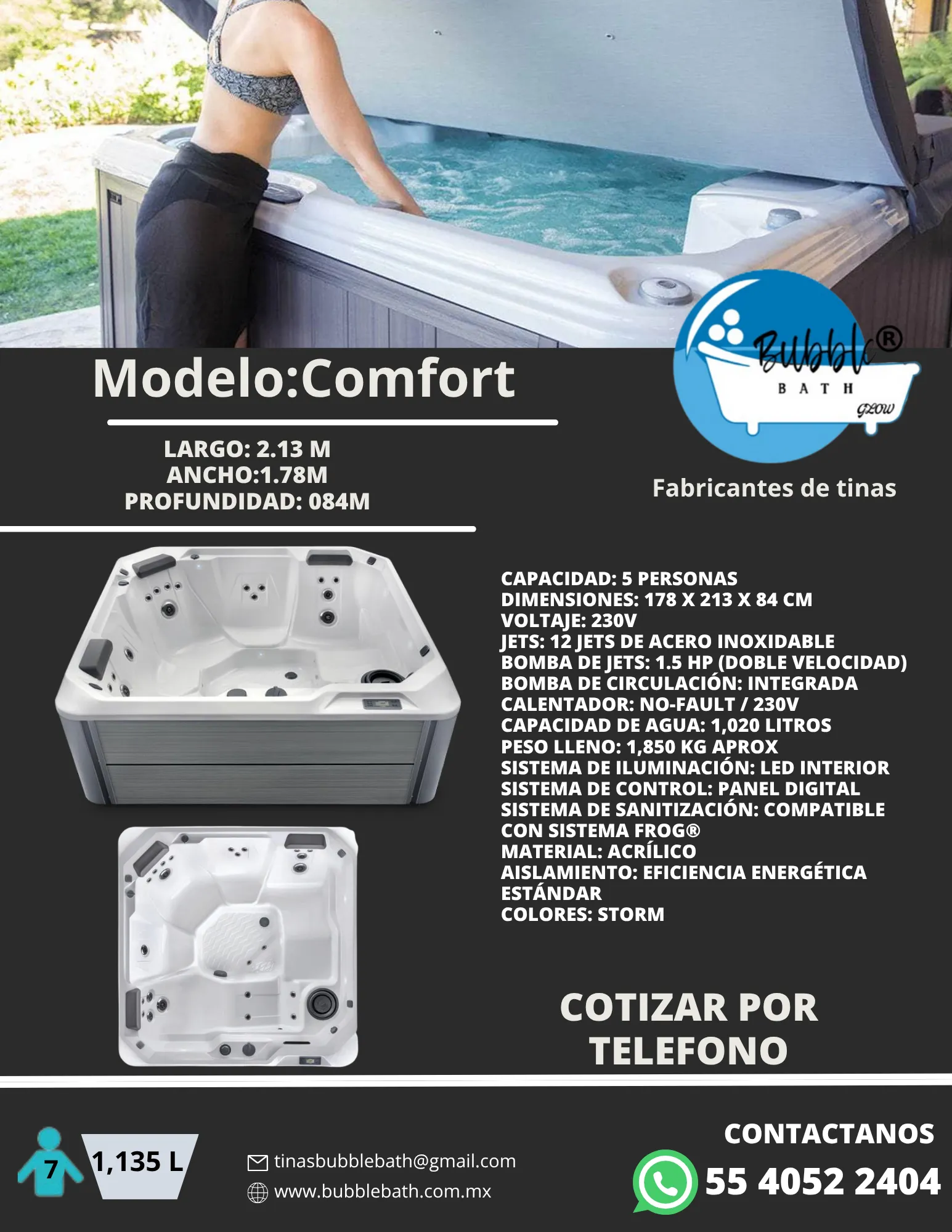 Jacuzzi HotSpring Comfort Bubble Bath