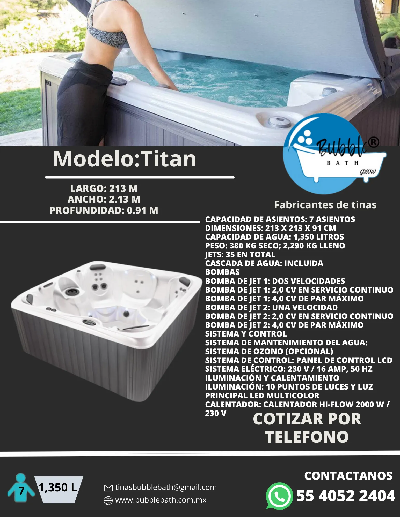 Jacuzzi HotSpring Titan Bubble Bath