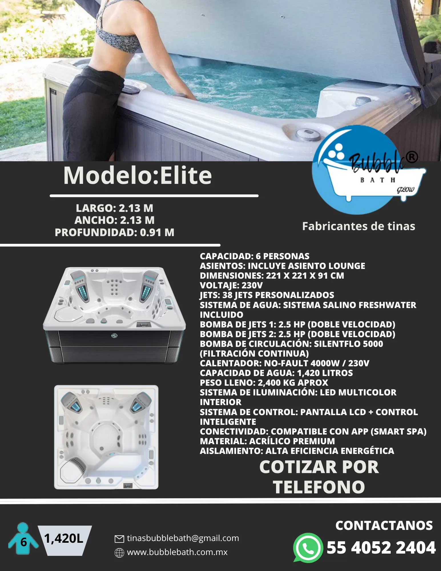 Jacuzzi HotSpring Elite Bubble Bath