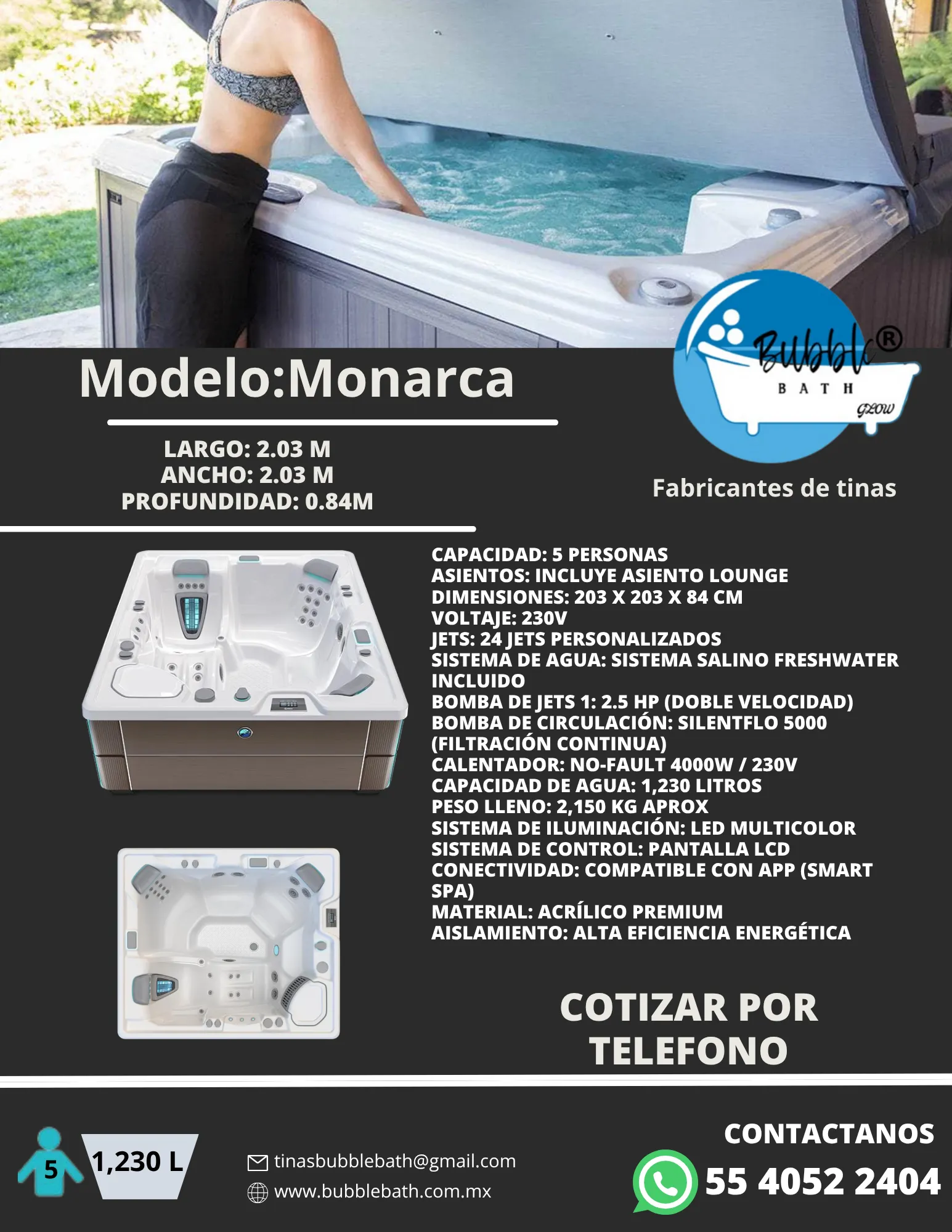 Jacuzzi HotSpring Monarca Bubble Bath