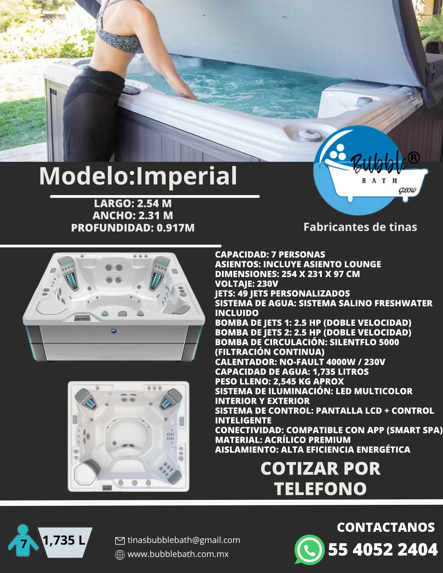 Jacuzzi HotSpring Imperial Bubble Bath