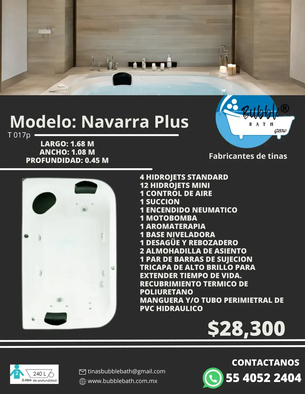 Tina Navarra Plus Bubble Bath