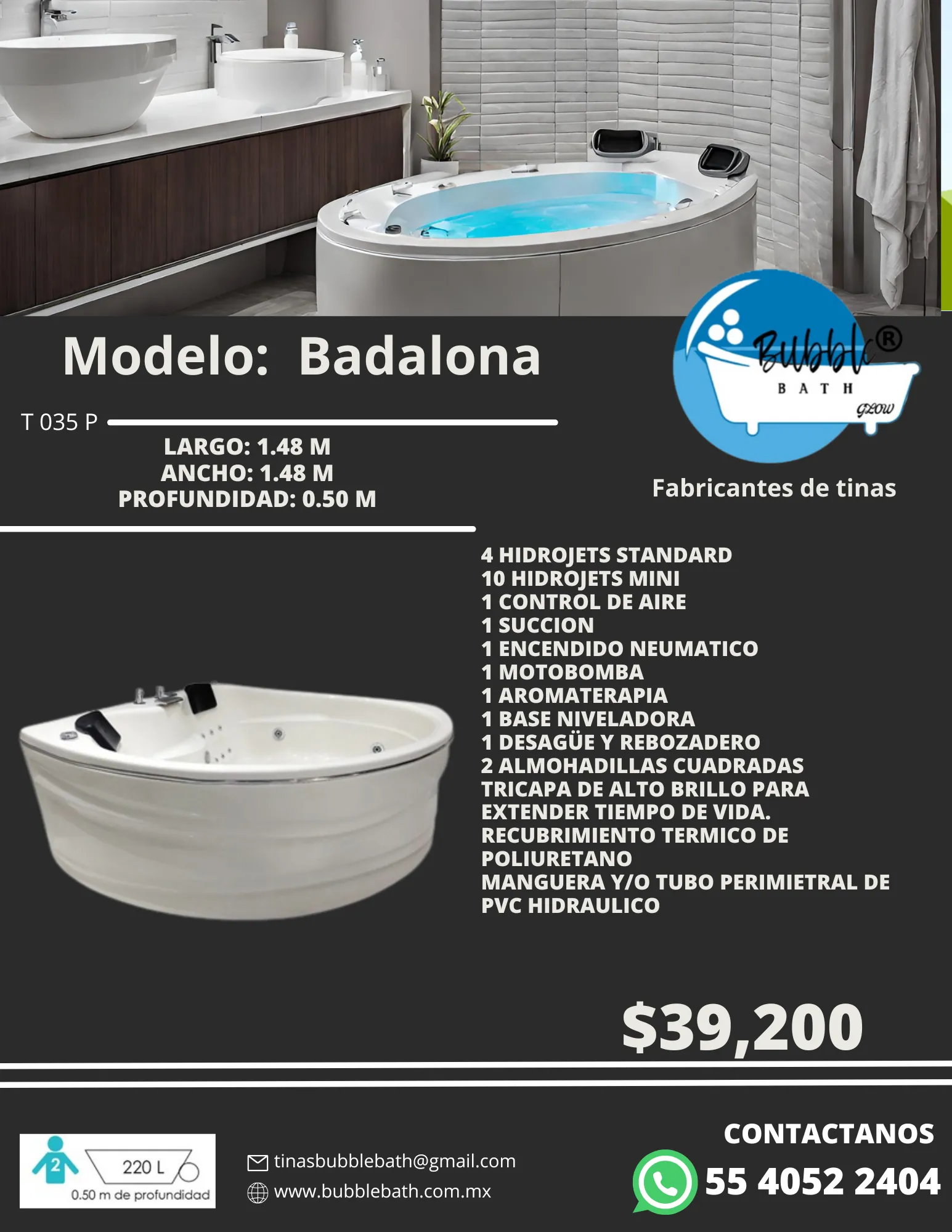 Tina Badalona Bubble Bath