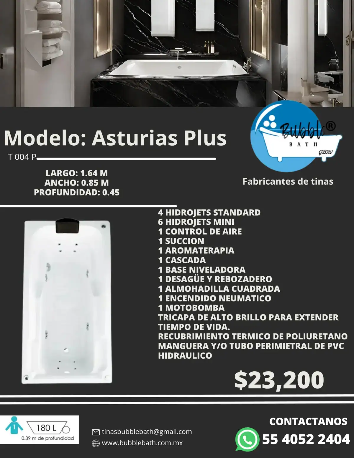 Tina Asturias Plus Bubble Bath