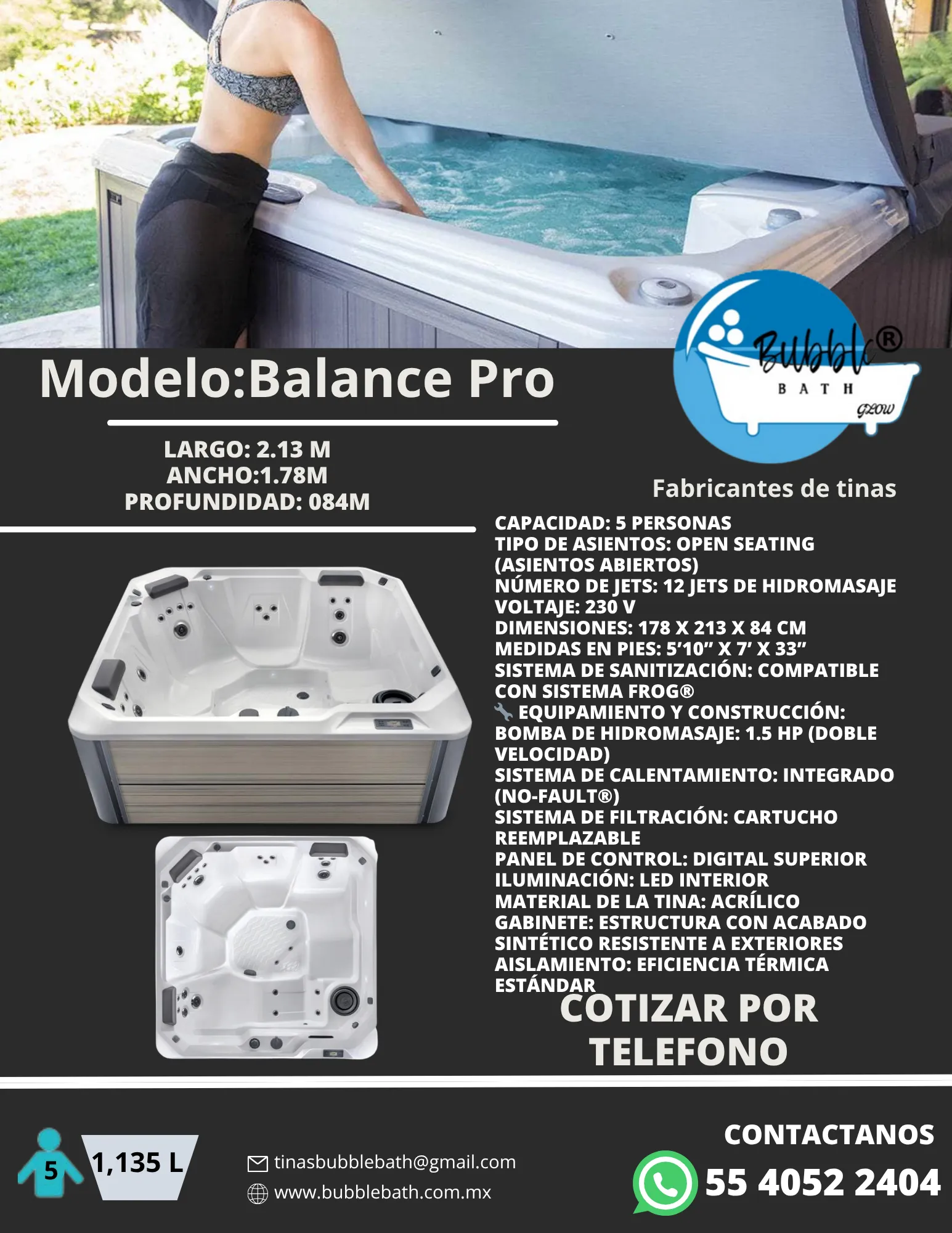 Jacuzzi HotSpring Balance Pro Bubble Bath